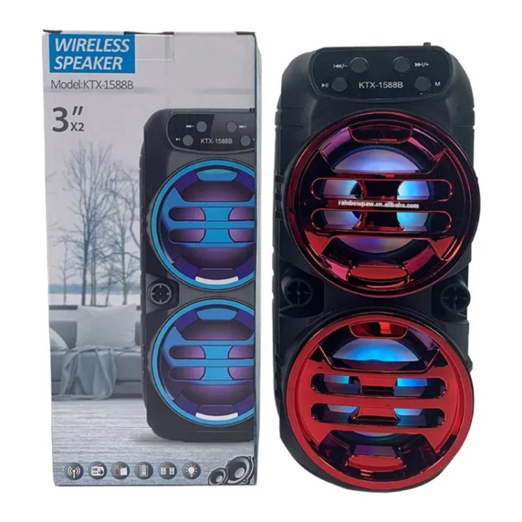 اسپیکر بلوتوثی ktx-1588 (خرید عمده و تکی اسپیکر گناوه مارکت )