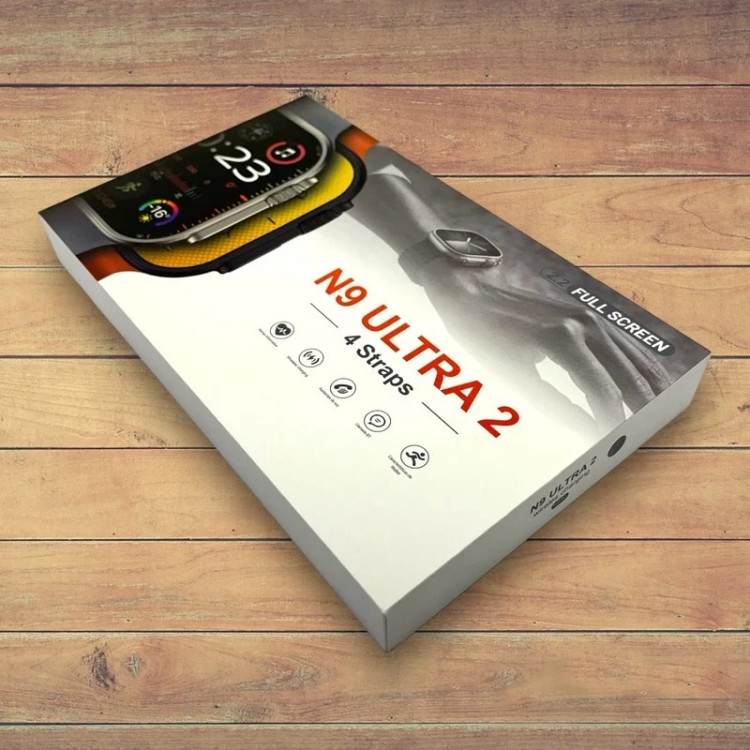 ساعت هوشمند N9 ultra 2 دارای 4 بند مردانه و زنانه ( خرید عمده ساعت مچی و هوشمند در گناوه مارکت از بندر گناوه )