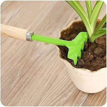 ابزار باغبانی مجموعه سه عدی بیل و چنگک و ...