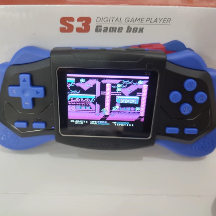 کنسول بازی S3 گیم باکس با 520 بازی و ساپ گیم با 400 بازی نوستالژی گیم استیک sap game box