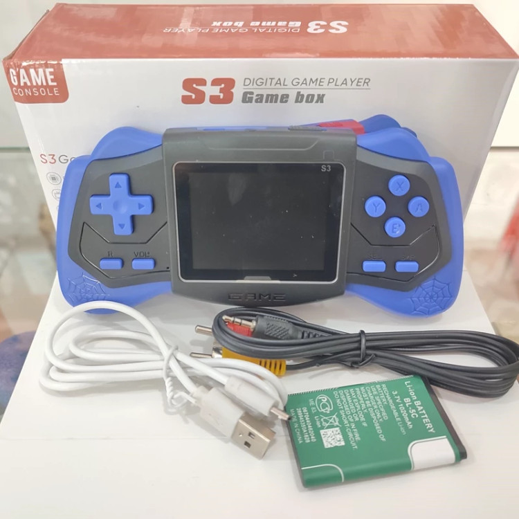 کنسول بازی S3 گیم باکس با 520 بازی و ساپ گیم با 400 بازی نوستالژی گیم استیک sap game box