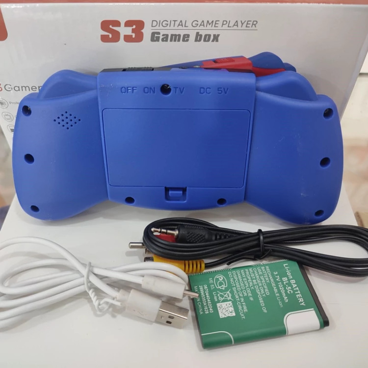 کنسول بازی S3 گیم باکس با 520 بازی و ساپ گیم با 400 بازی نوستالژی گیم استیک sap game box