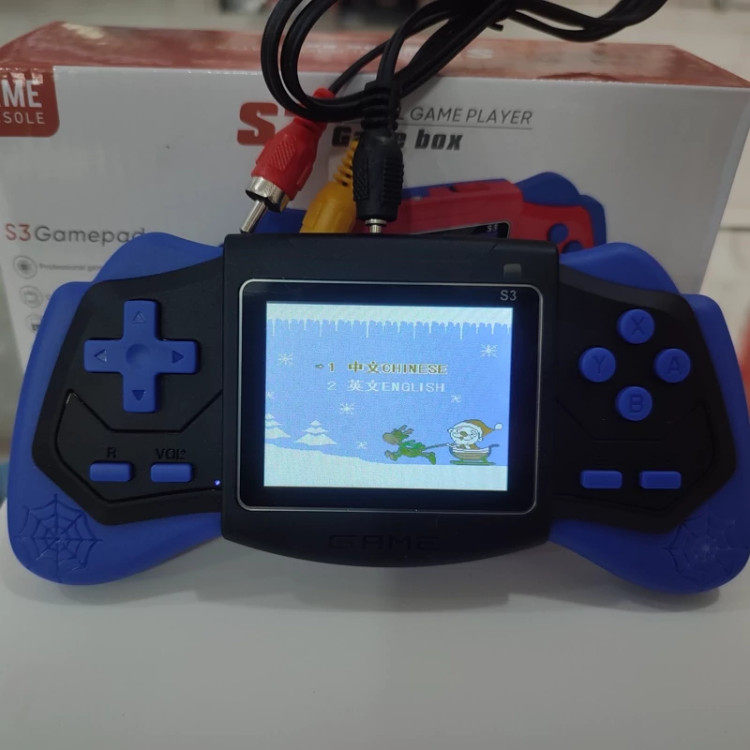 کنسول بازی S3 گیم باکس با 520 بازی و ساپ گیم با 400 بازی نوستالژی گیم استیک sap game box