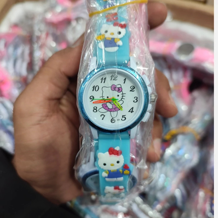 ساعت دخترانه و پسرانه باربی ( خرید عمده و تکی ساعت مچی بندر گناوه )