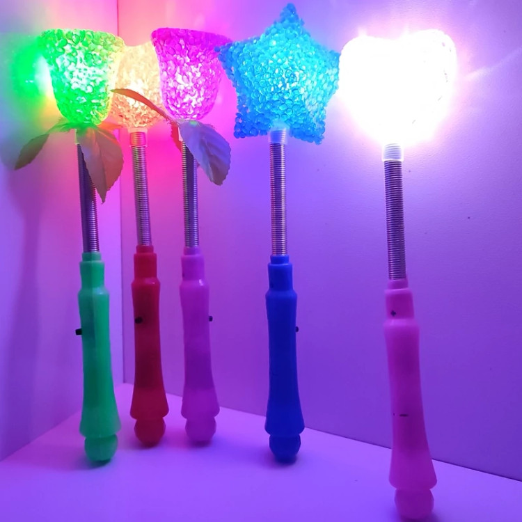 دسته گل چراغدار ( چکش ژله ای )(اسباب بازی )