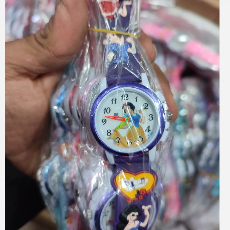 ساعت مچی دخترانه پسرانه باربی ( خرید عمده و تکی ساعت مچی بندر گناوه )