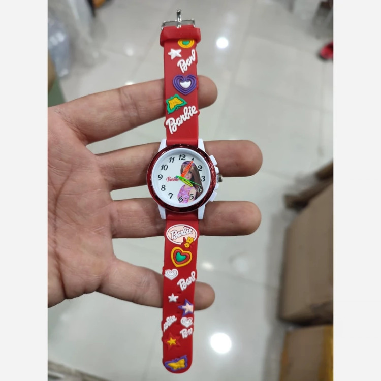 ساعت مچی پسرانه دخترانه باربی ( خرید عمده و تکی ساعت مچی بندر گناوه )1
