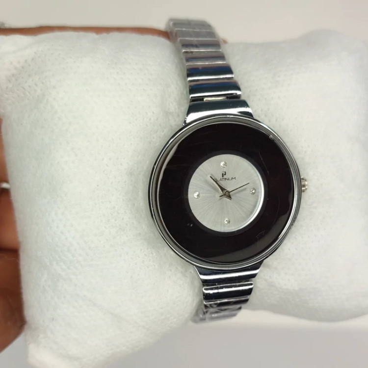 ساعت زنانه نگین دار ساعت مچی زنانه عقربه ای ( خرید عمده ساعت مچی گناوه مارکت )