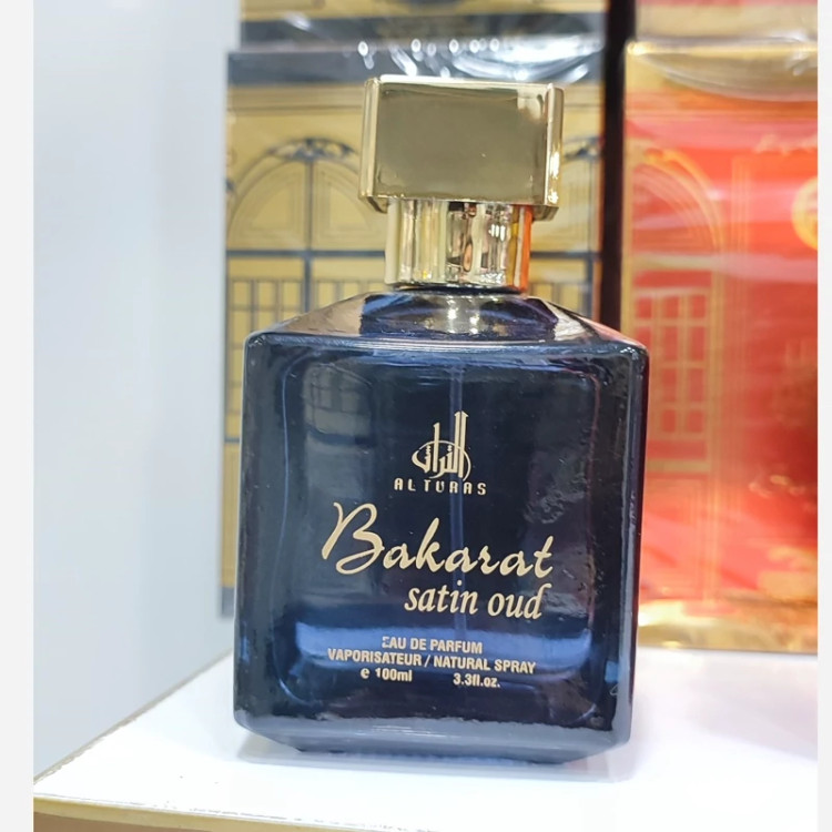 ادکلن باکارات ساتین عود التراث 100 میل ( شرکت آر تی ) ( خرید عمده و تکی ادکلن و عطر گناوه مارکت )
