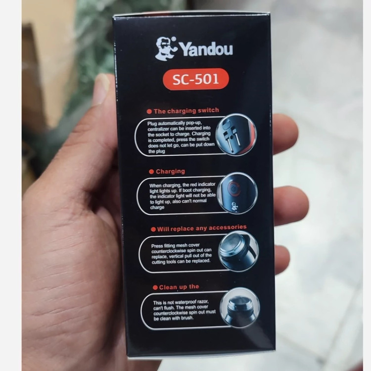 شیور یاندو Yandou ( خرید عمده و تکی ماشین اصلاح گناوه مارکت )4