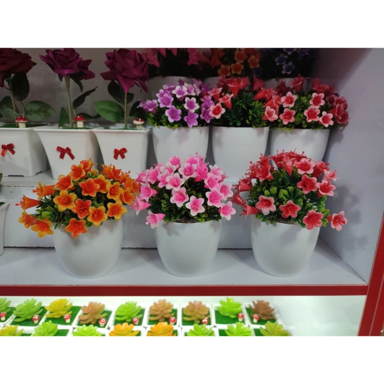 گلدان گل بونسای خارجی آپارتمانی ( خرید عمده و تکی گلدون گناوه مارکت )1