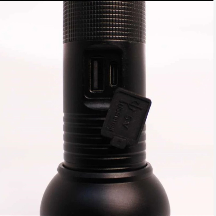 چراغ قوه دستی ایکس بالوگ مدل X-Balog BL-2208-TG ( خرید عمده و تکی چراغ قوه شارژی گناوه مارکت )