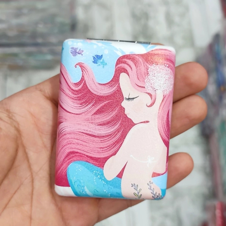 آینه آرایشی آینه جیبی آینه فانتزی ( خرید عمده و تکی آینه گناوه مارکت )