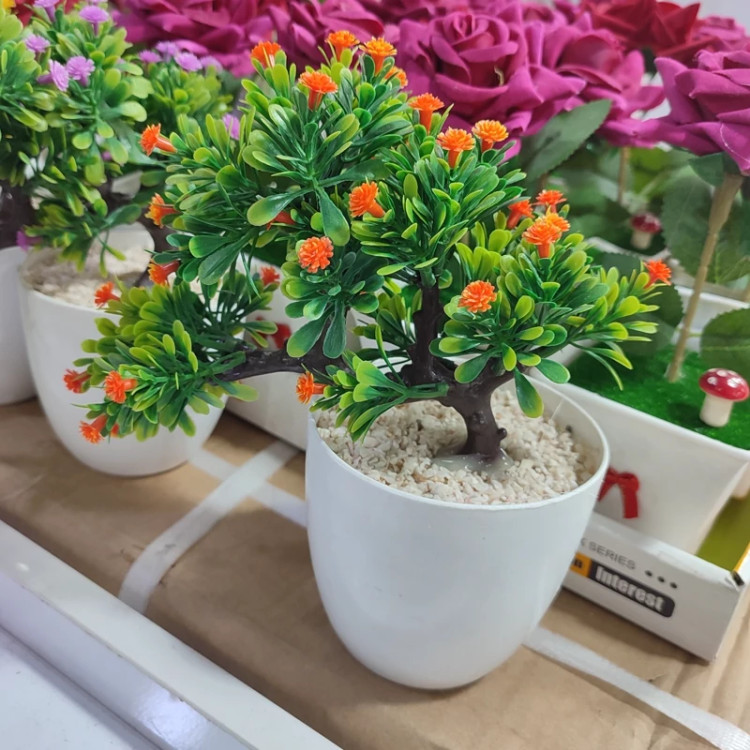 گلدان گل بونسای خارجی آپارتمانی ( خرید عمده و تکی گلدون گناوه مارکت )