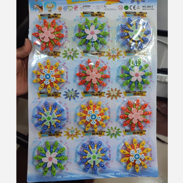 اسپینر طرح دار 10 پر (خرید عمده و تکی اسپینر گناوه مارکت )