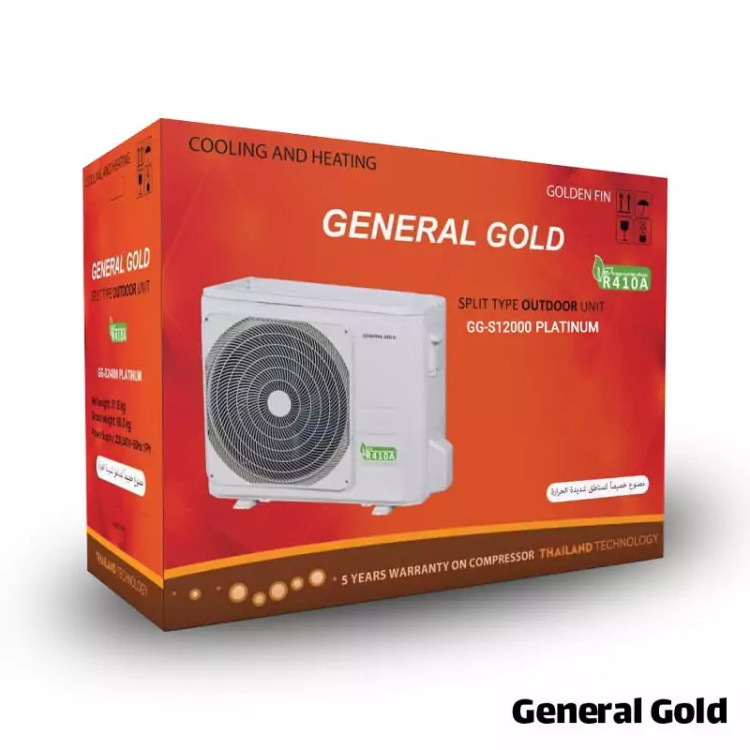 کولر گازی 18000 مدل جنرال گلد پلاتینیوم GG-MS18000 PLATINUM (استعلام قیمت بگیرین) (پس کرایه)