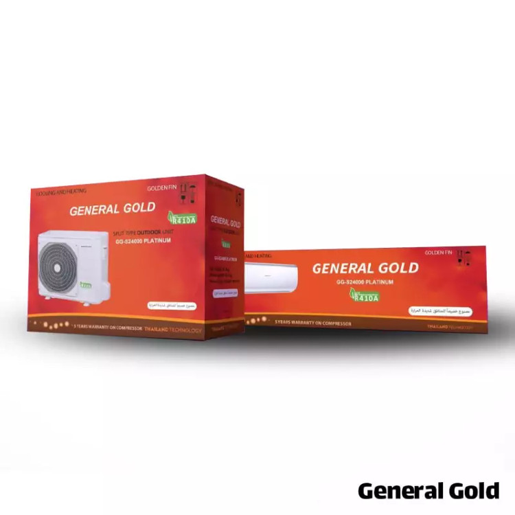 کولر گازی 12000 مدل جنرال گلد پلاتینیوم GG-MS12000 PLATINUM (استعلام قیمت بگیرین-پس کرایه)