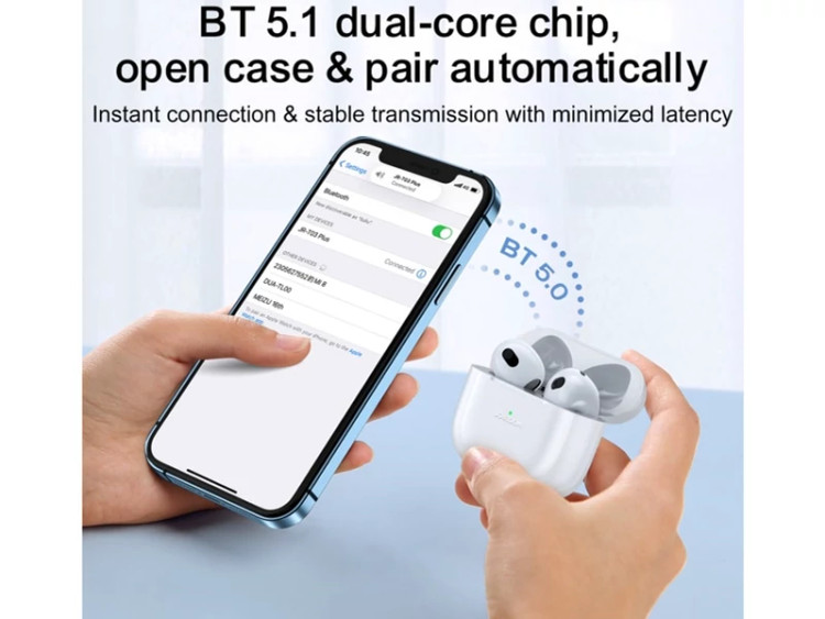 هندزفری بلوتوث جویروم JOYROOM TWS Wireless Bluetooth Earphone JR-T03S PLUS