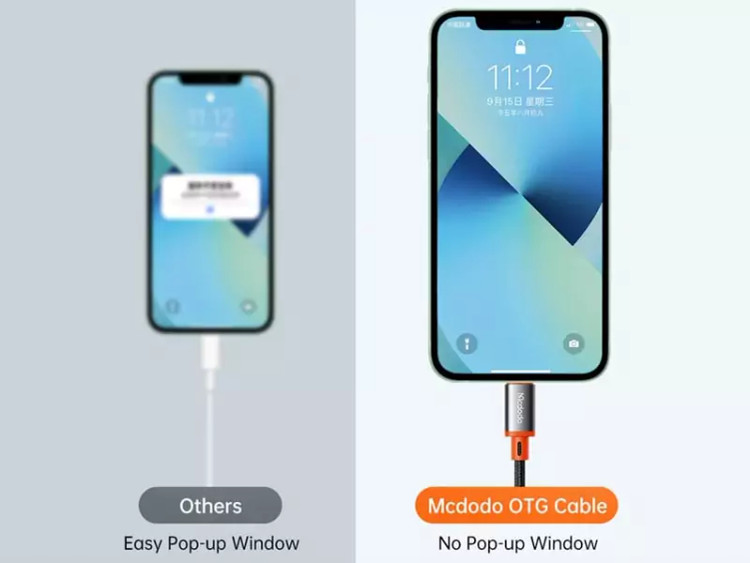 کابل تبدیل تایپسی به لایتنینگ مکدودو Mcdodo CA-144 Type-C To Lightning Convertor Cable