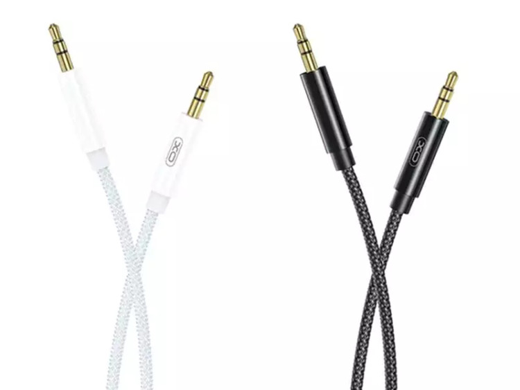 کابل انتقال صدا دو سر جک 3.5 میلی متری یک متری ایکس او XO NB-R211C Cable Adapter Aux Cable Jack