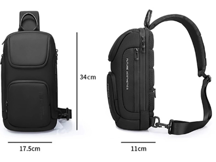 کوله تک بند بنج Bange BG-7565 Men Cloth Crossbody Chest Bag