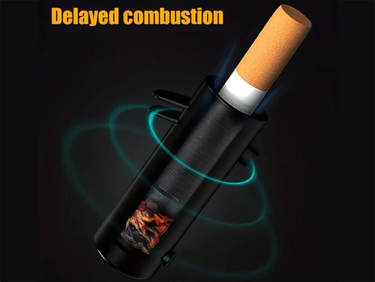زیرسیگاری تصفیه هوا بدون دود با نور الایدی چند منظوره Smokeless 2 in 1 Air Purifier Ashtray Air Purifier Ashtrays w...