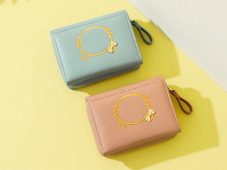کیف پول زنانه تاشو کوچک تائومیک میک TAOMICMIC Y8956 cartoon multi-card wallet zipper folding zipper
