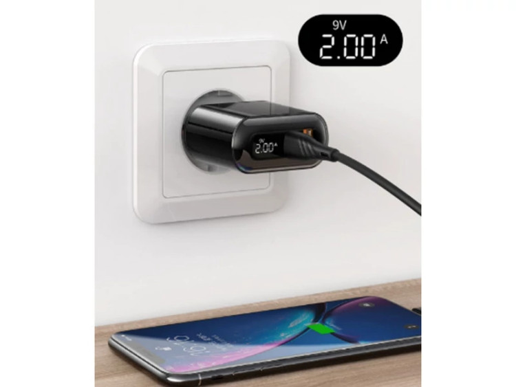 کابل تایپ سی به لایتنینگ و آداپتور فست شارژ 18 وات مکدودو Mcdodo PD+QC Travel Charger CH-717