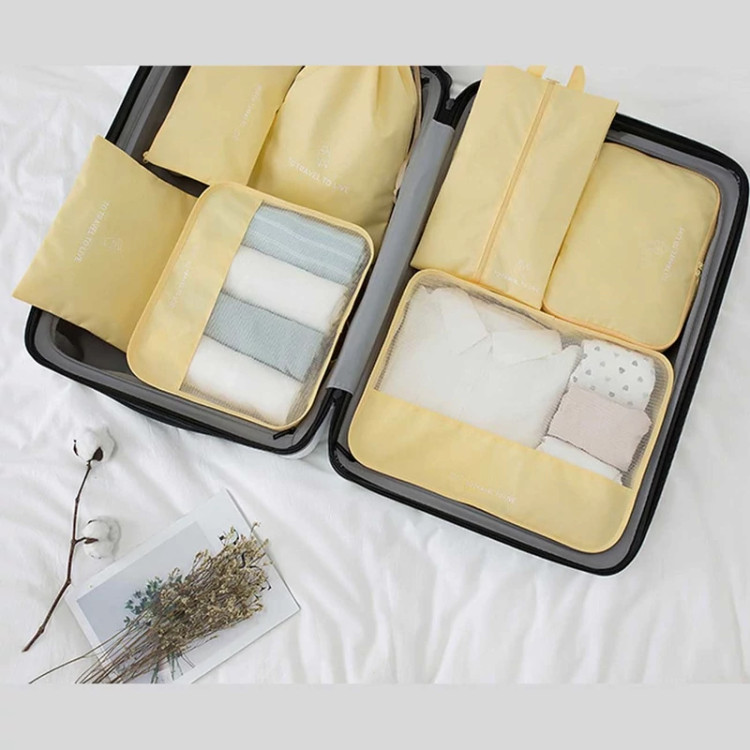 پک نظمدهنده چمدان و ساک چند منظوره 7 تیکه ضدآب برلیانس Seven-piece set