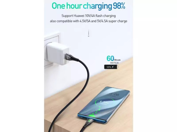 کابل شارژ سریع و انتقال داده تایپ سی مک دودو Mcdodo CA-679 Auto Power Off Super Charge Type-C Cable 1.5M
