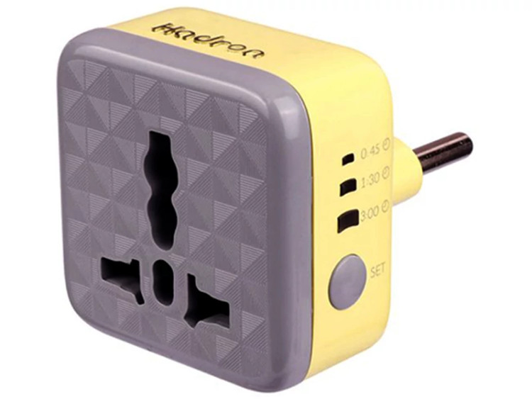 محافظ برق و تبدیل هوشمند تایمردار هادرون Hadron Electric protector and smart switch with timer P103