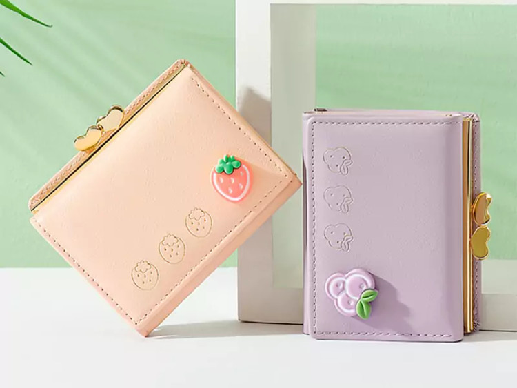 کیف پول زنانه کوچک طرح میوه های برجسته تائومیک میک TAOMICMIC Y8072 wallet Female Purse Cute Foldable Multi-Card