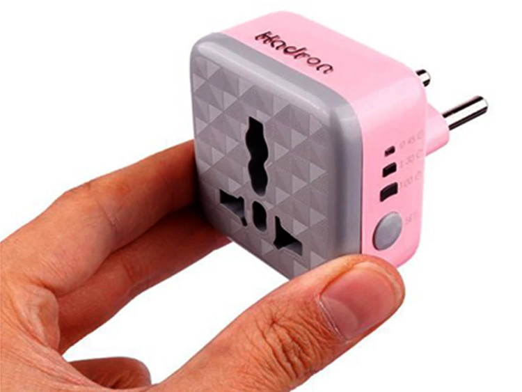 محافظ برق و تبدیل هوشمند تایمردار هادرون Hadron Electric protector and smart switch with timer P103