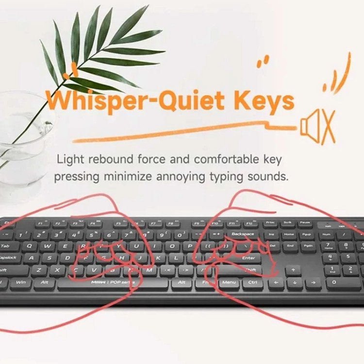ست موس و کیبورد بی سیم یوپین شیائومی MW24PB03