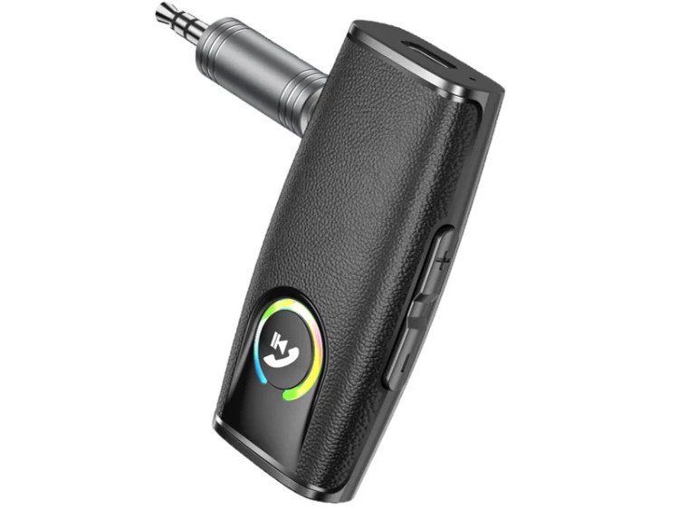 فرستنده و گیرنده بلوتوثی ضبط خودرو با جک 3.5 میلیمتری ارلدام EARLDOM ET-M92 BT 5.1 Transmitter and Receiver 2 in 1 W...