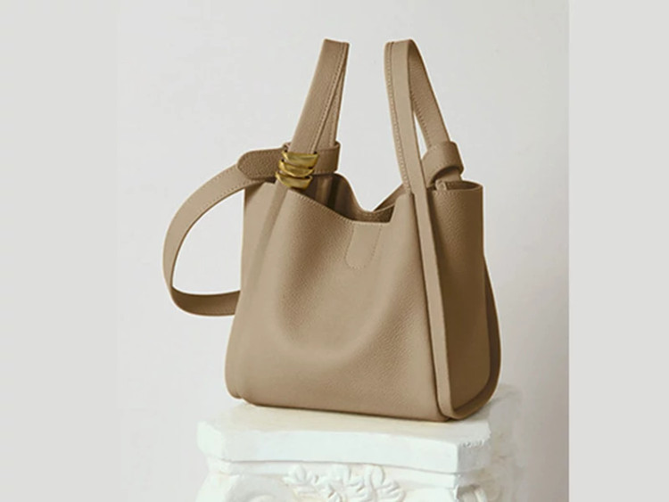 کیف دوشی زنانه چرم با ظرفیت بزرگ women's bag bucket bag autumn and winter single shoulder 4167
