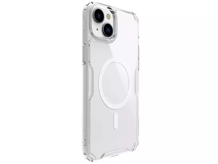قاب محافظ ژله ای مگنتی آیفون 15 نیلکین Nillkin Nature TPU Pro Magnetic case for Apple iPhone 15