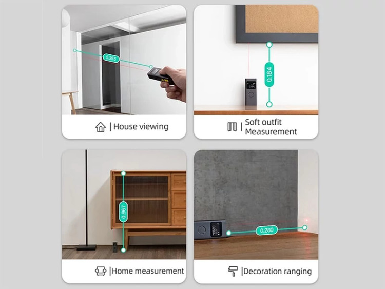 متر لیزری شیائومی Xiaomi Mijia Smart Laser Rangefinder MJJGCJYD001QW