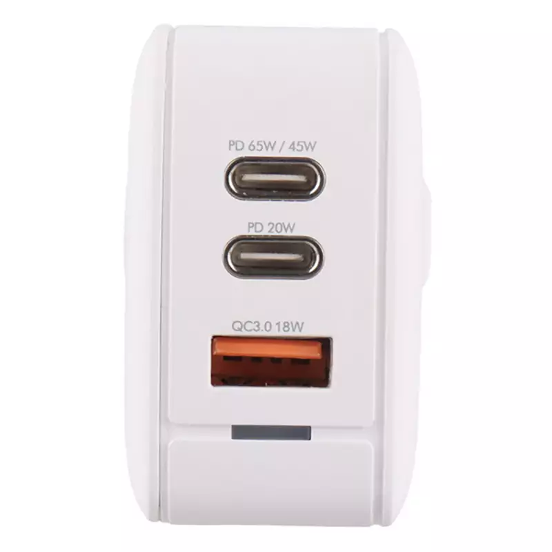 شارژر دیواری تایپ سی و یو اس بی 65 وات پرووان PWC565