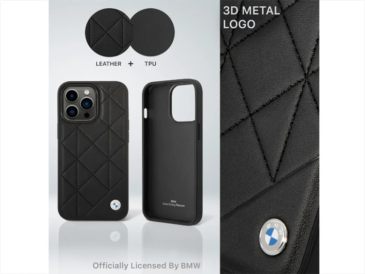 قاب چرمی آیفون 14 پلاس طرح بی ام و CG Mobile iphone 14 Plus BMW Leather Caseمدل 1