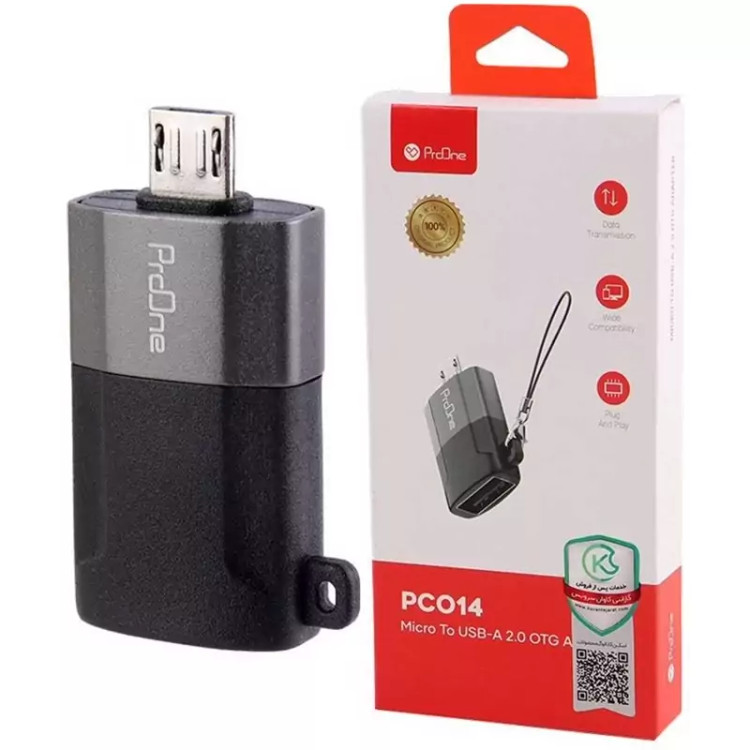 مبدل اوتیجی میکرو یو اس بی به یو اس بی 2.0 پرووان PCO14