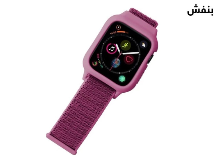 بند سیلیکونی اپل واچ سری 3/4/5 سایز 38/40 میلی متر پورودو Porodo iGuard Apple Watch 3/4/5 38/40mm Strap + ShockProof ...