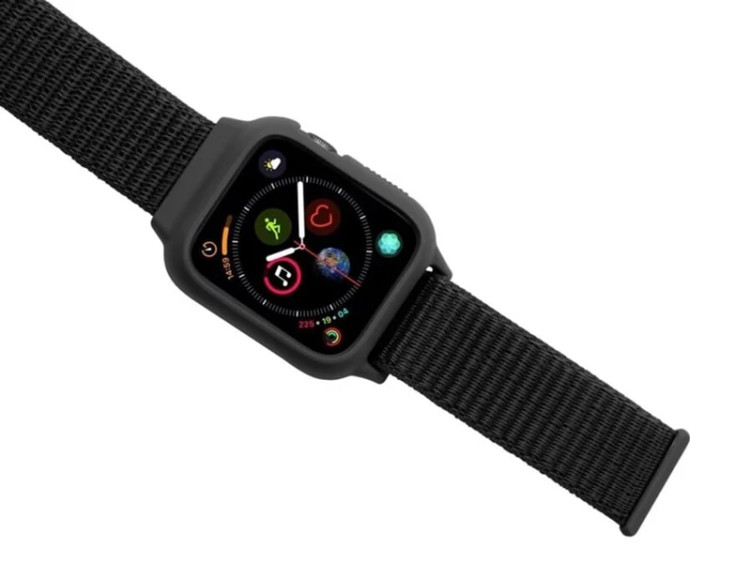 بند سیلیکونی اپل واچ سری 3/4/5 سایز 38/40 میلی متر پورودو Porodo iGuard Apple Watch 3/4/5 38/40mm Strap + ShockProof ...