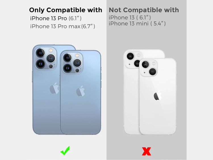 محافظ لنز فلزی آیفون 13 پرو و 13 پرو مکس آها استایل AhaStyle WG62-2 Camera Lens Protector camera cover