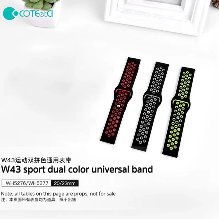 بند سیلیکونی ساعت هوشمند سامسونگ 20 میلیمتری کوتتسی WH5276 W43