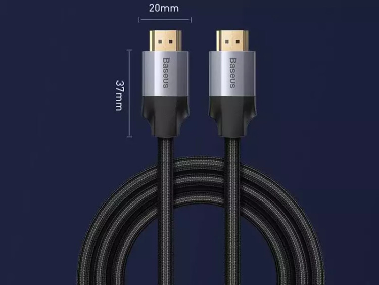 کابل اچدیامآی 5 متری بیسوس Baseus 4KHD Male To 4KHD Male Adapter Cable CAKSX-E0G
