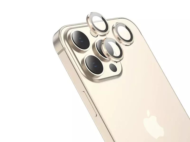محافظ لنز دوربین فلزی آیفون 14 پرو و 14 پرومکس هوکو hoco 3D Eagle eye metal lens film for iP14 Pro/14 Pro Max