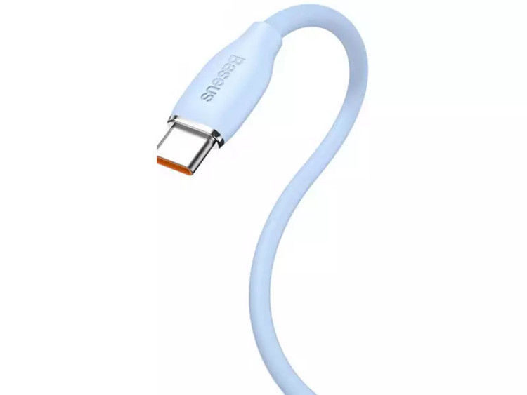 کابل شارژ سریع یواسبی به تایپسی 2 متری 100وات بیسوس Baseus USB to Type-C fast charging cable 2M 100W CAGD010103