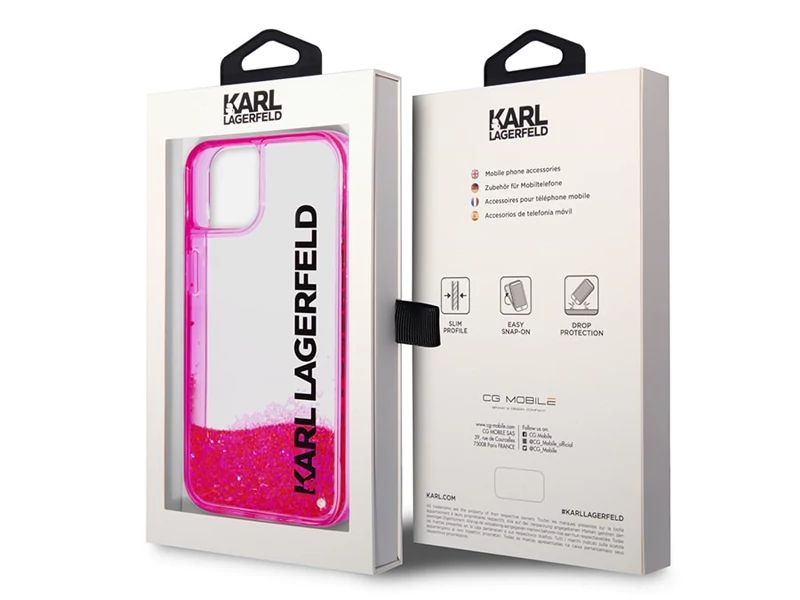 قاب آکواریومی آیفون 14 پلاس طرح کارل CG Mobile iphone 14 Plus Karl Lagerfeld Aquarium Case