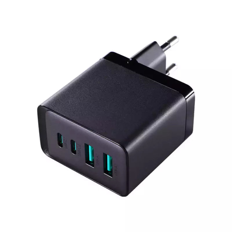 شارژر دیواری تایپ سی و یو اس بی 67 وات با کابل دو سر تایپسی جویروم TCG02